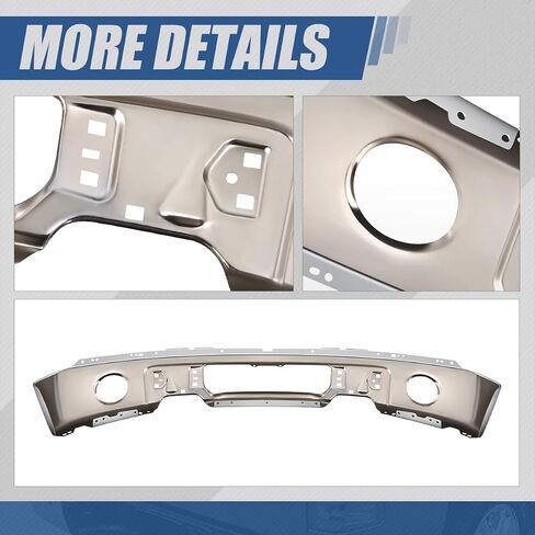 Auto Dynasty Front Bumper Impact Face Bar Compatible with 2009-2014 Ford F-150, with Fog Light Cutout, Non Fit Harley Davidson/Raptor Model, Painted Black in Saudi Arabia