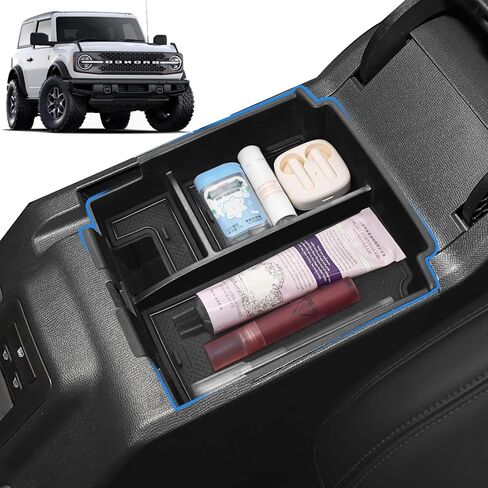 2025 Upgrade 4 PCS Door Handle Storage Box Compatible with Ford Bronco 2021-2025 (Not for Sport/2 Door) No-Slip Storage Box for Ford Bronco accessories 2021-2025 Pockets Storage to Store Minor Things in Saudi Arabia