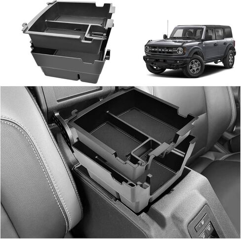 2025 Upgrade 4 PCS Door Handle Storage Box Compatible with Ford Bronco 2021-2025 (Not for Sport/2 Door) No-Slip Storage Box for Ford Bronco accessories 2021-2025 Pockets Storage to Store Minor Things in Saudi Arabia