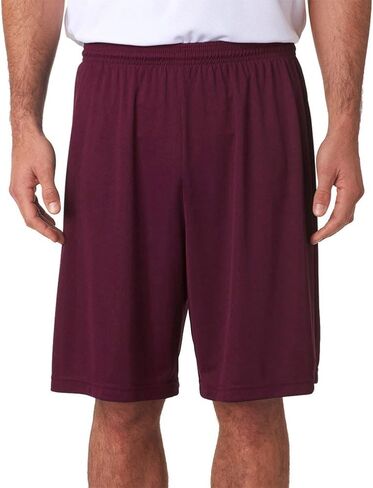 A4 Mens 9 Inseam Cooling Performance Short (N5283) -black -M in Kuwait