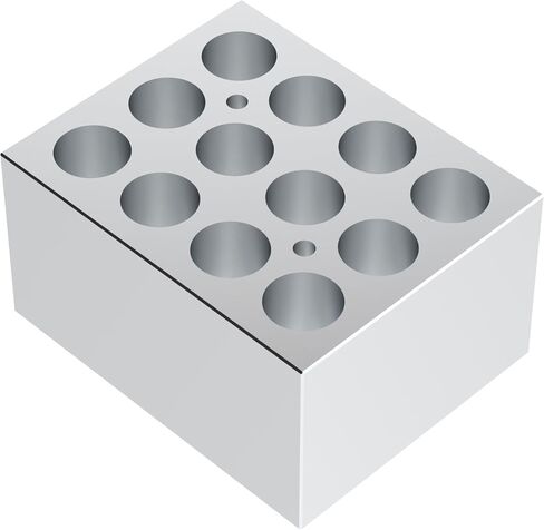 كتلة حاضنة الحمام الجاف من 4E's USA - كتلة ألومنيوم عالمية للأنابيب المستديرة 4 × 35 مم، حجم الفتحة ⌀35 مم × 47.6 مم، الموديل: TC0401001-74 in Kuwait