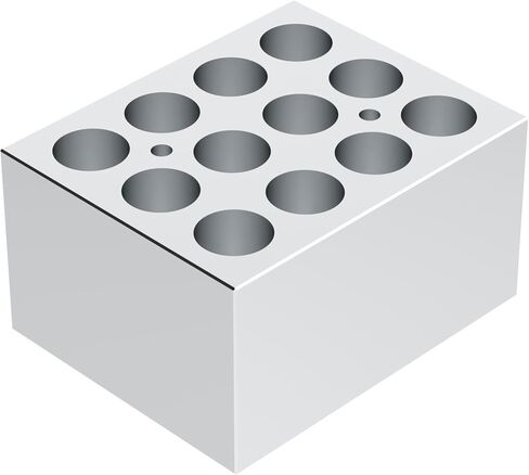 كتلة حاضنة الحمام الجاف من 4E's USA - كتلة ألومنيوم عالمية للأنابيب المستديرة 4 × 35 مم، حجم الفتحة ⌀35 مم × 47.6 مم، الموديل: TC0401001-74 in Kuwait