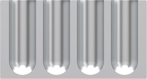 كتلة حاضنة الحمام الجاف من 4E's USA - كتلة ألومنيوم عالمية للأنابيب المستديرة 4 × 35 مم، حجم الفتحة ⌀35 مم × 47.6 مم، الموديل: TC0401001-74 in Kuwait