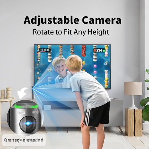 AR Motion Gaming Console for Kids & Families - Plug & Play Video Game System for Indoor Physical Play & Interactive Family Fun. Great for Gifts, Game Nights, Parties, Playtime and Playdates in Saudi Arabia