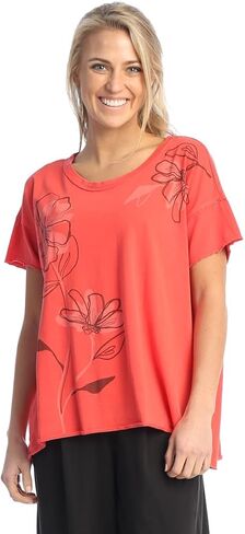 Jess & Jane Round Neck Weekend Top - WK6 in Saudi Arabia