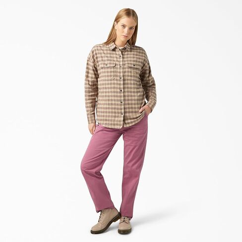 Dickies Women's Long Sleeve Flannel Shirt in Saudi Arabia