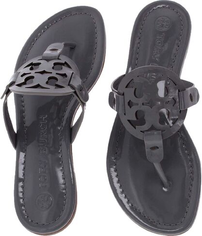 Tory Burch Women's Miller Flip-Flop ، Honeycomb Tan ، 9.5 in Kuwait