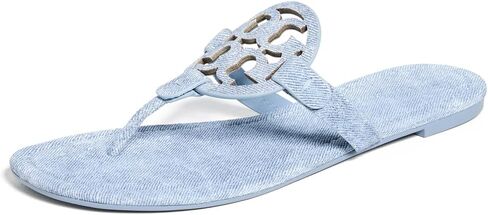 Tory Burch Women's Miller Flip-Flop ، Honeycomb Tan ، 9.5 in Kuwait