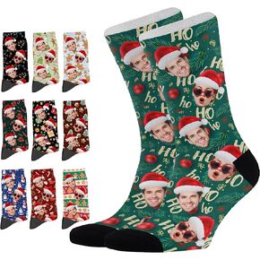 Artsadd Custom Face Socks - Funny Personalized Socks with Picture - Gifts for Men, Dad, Fathers Day, Birthday in Kuwait