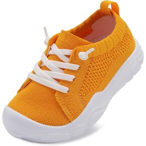 Leisfit Toddler Shoes Girls Boy Wide Barefoot Shoes Kids Breatable Sneakers تنزلق على أحذية أحذية تنس خفيفة الوزن in Kuwait