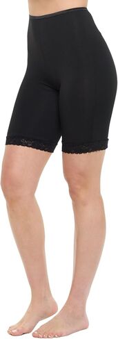 Undersummers Slip Short, Thigh Anti Chafing Shorts Women, Shortlette Cotton Slip Shorts for Women Under Dress, 9" Length in Saudi Arabia