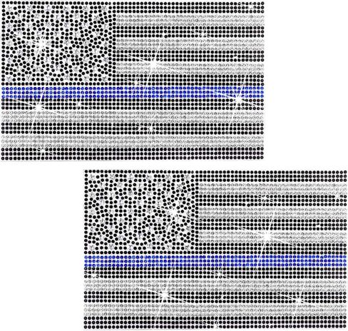 Frienda 2 Pack American Flag Sticker Crystal للسيارات/الشاحنات الولايات المتحدة الأمريكية العلم شارات Rhinestone Bling شارات وطني ملصقات جهاز الكمبيوتر المحمول وطني تزين الملحقات الداخلية اللامعة (اللون الأزرق الأبيض) in Saudi Arabia