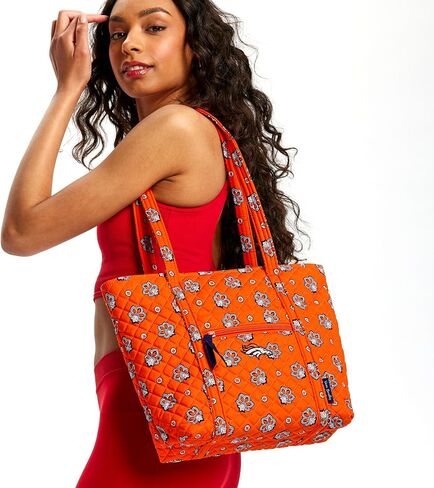 Vera Bradley Premium Cotton Small Vera Bag و Aqua و Orange Bandana Paisley in Saudi Arabia