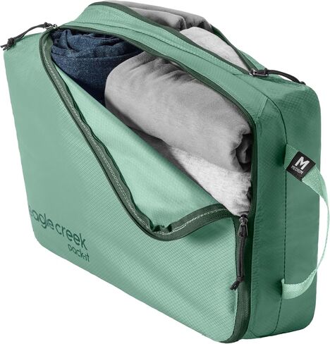 eagle creek Pack-It Overnight Set - Includes M Isolate Clean/Dirty Cube, S Reveal Cube & Reveal Quick Trip - Durable Compression Packing to Maximize Luggage Space - Black in Saudi Arabia