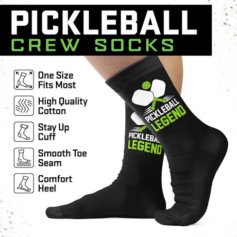 Pickleball Gifts for Women & Men - Mens Stocking Stuffers Christmas Socks, Funny Socks, Outdoor Sport Accessories, Gifts for Pickleball Lovers, Sport Gear & Stocking Stuffers in Kuwait