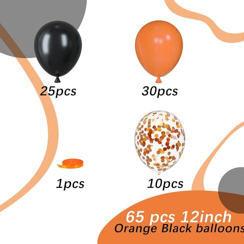 البالونات السوداء والفضية ، 60pcs 12 بوصة البالونات أسود أبيض فضية حلويات مع شريط واحد لعيد الميلاد ، استحمام الطفل ، الزفاف ، وفضية زخرفة حفلة in Kuwait