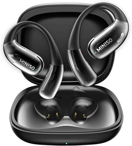 MINISO X28 AI Translation Earbuds Real-Time, 3-in-1 Translator Earbuds for 135 Languages, Two-Way Translation Headphones with APP for iOS & Android, Translation Device Earphones for Travel Business in Saudi Arabia