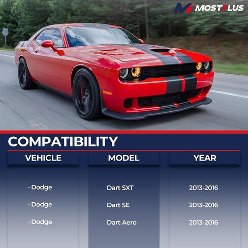 زوج MOSTPLUS مجموعة دعامة أمامية كاملة 272642 272641 متوافقة مع 2013-2016 دودج دارت ايرو/SE/SXT لفائف ممتص الصدمات الربيعي in Saudi Arabia