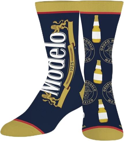 Cool Socks, Modelo Beer Bottles, Men's Fun Happy Hour Alcohol Merchandise, Adult in Saudi Arabia