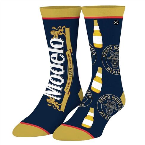 Cool Socks, Modelo Beer Bottles, Men's Fun Happy Hour Alcohol Merchandise, Adult in Saudi Arabia