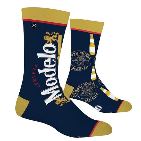 Cool Socks, Modelo Beer Bottles, Men's Fun Happy Hour Alcohol Merchandise, Adult in Saudi Arabia