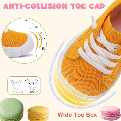 Leisfit Toddler Shoes Girls Boy Wide Barefoot Shoes Kids Breatable Sneakers تنزلق على أحذية أحذية تنس خفيفة الوزن in Kuwait