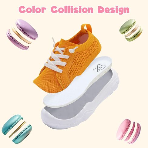 Leisfit Toddler Shoes Girls Boy Wide Barefoot Shoes Kids Breatable Sneakers تنزلق على أحذية أحذية تنس خفيفة الوزن in Kuwait