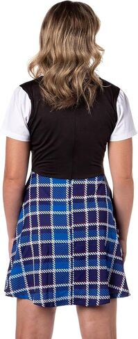 Harry Potter Costume Dress Cosplay Plaid Skirt Dresses for Women Juniors, All 4 Hogwarts Houses Available in Saudi Arabia