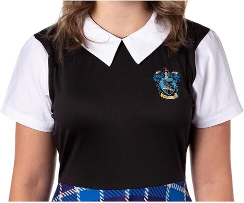 Harry Potter Costume Dress Cosplay Plaid Skirt Dresses for Women Juniors, All 4 Hogwarts Houses Available in Saudi Arabia