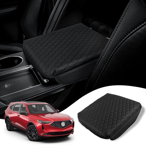 مخصص لغطاء وحدة التحكم المركزية Kia Sorento 2026 2025 2024 2023 2022 2021 ملحقات غطاء مسند الذراع من جلد البولي يوريثان غطاء صندوق المقعد لمسند الذراع مع جيوب وحقيبة تخزين in Kuwait