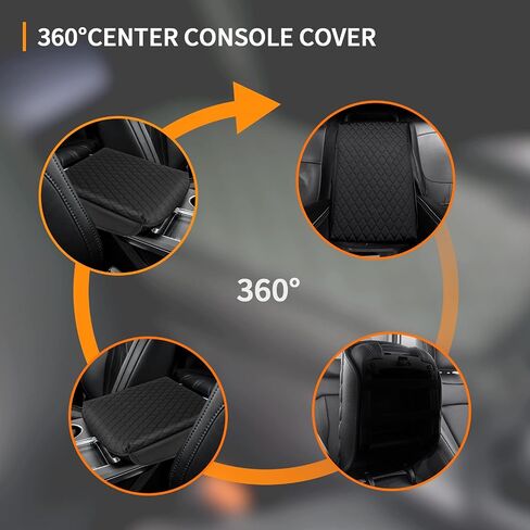 مخصص لغطاء وحدة التحكم المركزية Kia Sorento 2026 2025 2024 2023 2022 2021 ملحقات غطاء مسند الذراع من جلد البولي يوريثان غطاء صندوق المقعد لمسند الذراع مع جيوب وحقيبة تخزين in Kuwait