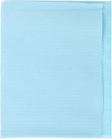 مناشف المريض DRI-GARD من الأنسجة/بولي-بيضاء ، 13 "× 19" ، 500/حالة ، يمكن التخلص منها ، مناشف الكتان غير المعتمة-متينة ومقاومة للسوائل للاستخدام الطبي أو الأسنان أو الشخصي in Kuwait