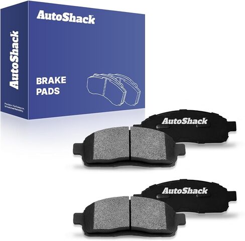 AutoShack Front Ceramic Brake Pad Set Driver and Passenger Side Replacement for 2004 2005 2006 2007 2008 2009 Ford F-150 2006-2008 Lincoln Mark LT 4.2L 4.6L 5.4L V6 V8 4WD AWD RWD SCD1083 in Saudi Arabia