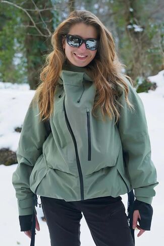 GSOU SNOW Men's Ski Jacket Women Waterproof Snowboard Coat Winter Snow Insulated Windproof Jacket in Kuwait