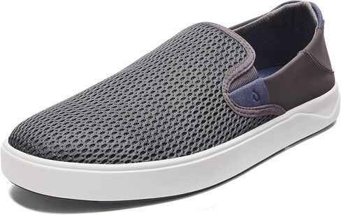 OLUKAI Lae'ahi Men's Slip On Shoes, Versatile & Casual Everyday Sneaker, Lightweight & Breathable Mesh, All-Day Wear & Comfort, Kona/Kona, 13 in Saudi Arabia