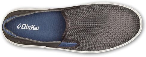 OLUKAI Lae'ahi Men's Slip On Shoes, Versatile & Casual Everyday Sneaker, Lightweight & Breathable Mesh, All-Day Wear & Comfort, Kona/Kona, 13 in Saudi Arabia