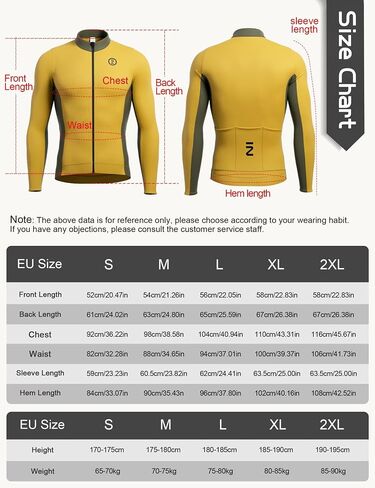 INBIKE Men's Cycling Jersey Winter Thermal Windproof Bike Jersey Long Sleeve Fleece Cycling Jacket with 3 Rear Pockets in Saudi Arabia