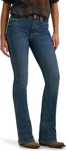 Wrangler Women's X Lainey Wilson Boot Huggers ، Blue Wash in Kuwait