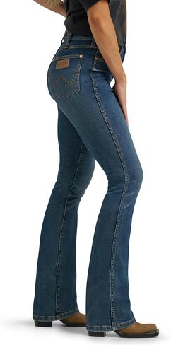 Wrangler Women's X Lainey Wilson Boot Huggers ، Blue Wash in Kuwait