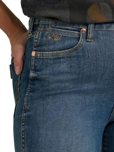 Wrangler Women's X Lainey Wilson Boot Huggers ، Blue Wash in Kuwait