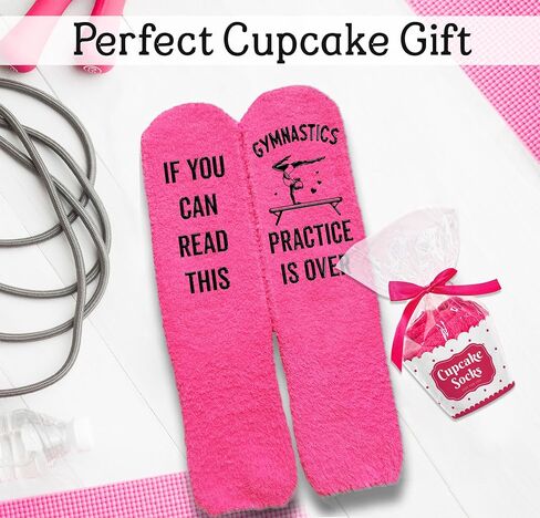 Gymnastics Gifts - Perfect Socks for Girls, Ideal For 7, 8, 9 Year Old Girl Gifts, Unique Stocking Stuffers for Teen Girls, Christmas Presents, Gymnastics Coach gifts, Warm and Soft Gymnastics Stuff in Saudi Arabia