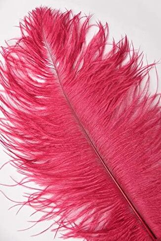 10pcs Ostrich Feathers 12-14inch for Wedding Decoration - (Blue/Light Blue) in Saudi Arabia