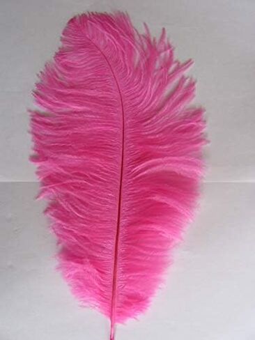 10pcs Ostrich Feathers 12-14inch for Wedding Decoration - (Blue/Light Blue) in Saudi Arabia