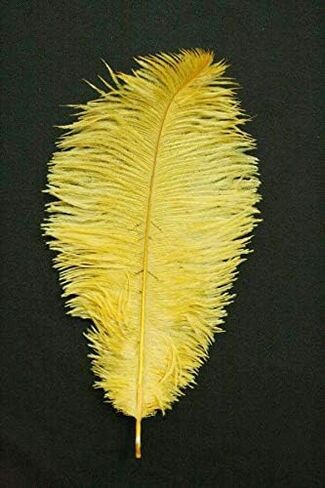 10pcs Ostrich Feathers 12-14inch for Wedding Decoration - (Blue/Light Blue) in Saudi Arabia