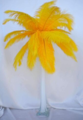 10pcs Ostrich Feathers 12-14inch for Wedding Decoration - (Blue/Light Blue) in Saudi Arabia