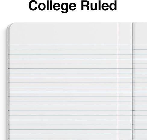 STAPLES 2072493 Composition Notebook 9.75-Inch x 7.5-Inch College Ruled 100 Sh. Black 48/CT in Saudi Arabia