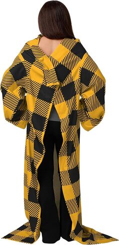 FOCO Washington Commanders NFL Buffalo Plaid Oversized Wearable Throw Blanket - 48" x 71" in Saudi Arabia