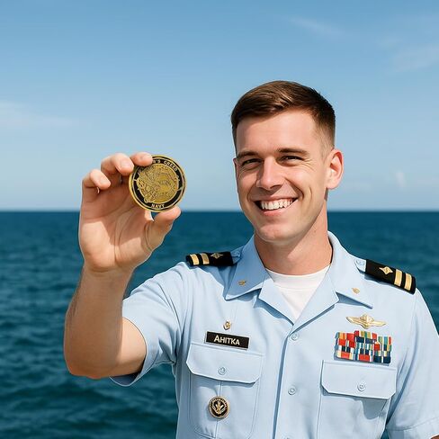12 PCS Sailing Inspiration Inspiration Coin Coin's Creed Challenge Coin Nautical Pocket Prosistence Courage Adventure Adventure Adventure Adventur in Saudi Arabia