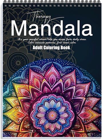 Connect The Dots Coloring Book for Adults Relaxation, 30 Patterns Dot to Dot Books for Women Stress Relief, Spiral Bound Coloring Books, Relaxing Gift for Women, Single-Sided Print World of Dots in Saudi Arabia