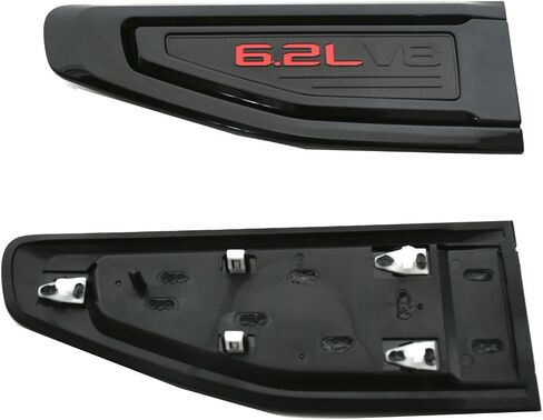 Pair Custom Vent Emblem Kit USA Flag 3D Badge Compatible with 2021-2024 GMC Yukon Yukon XL 3.0 Emblem Kit 544979545 New (Black) in Kuwait
